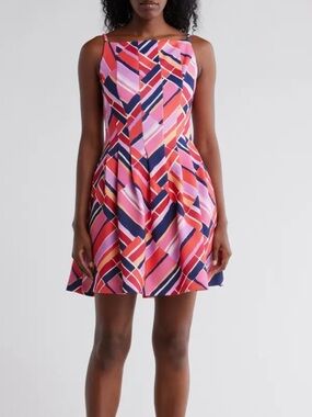 taylor dresses green floral Lily & Taylor 4092 8 / Royal main image 1